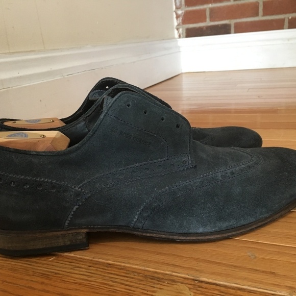 Hugo Boss Orange Leather Wingtip Suede main image 6